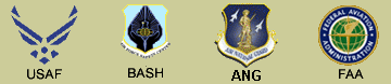 Air Force, BASH, Air National Guard, FAA Patches